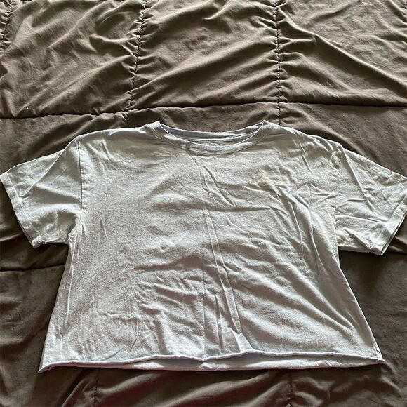 Women's XL Gray Ford Bronco Crop Top T-Shirt Casual Summer - Picture 1 of 5